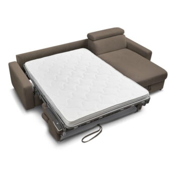 Hnedá rozkladacia rohová pohovka (variabilná) Monaco – Bobochic Paris – Obrázok 9