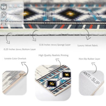 Prateľný koberec 120x180 cm Ethnic Geo – Mila Home - Image 4