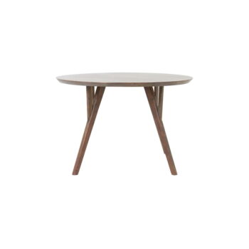 Hnedý okrúhly jedálenský stôl s doskou z akácie ø 140 cm Quenza – Light & Living - Image 11