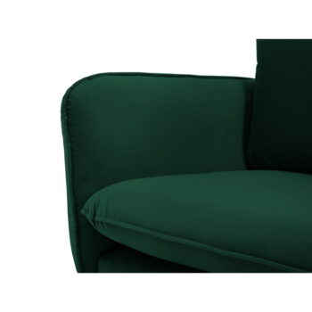 Tmavozelená zamatová pohovka 160 cm Vienna – Cosmopolitan Design - Image 3