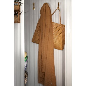 Béžový pléd na dvojlôžko 240x260 cm Reloved - JUNA - Image 7