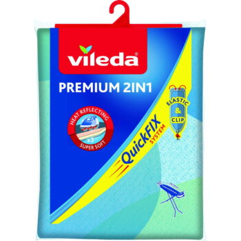 Sivý bavlnený poťah na žehliacu dosku Vileda Premium - Image 2