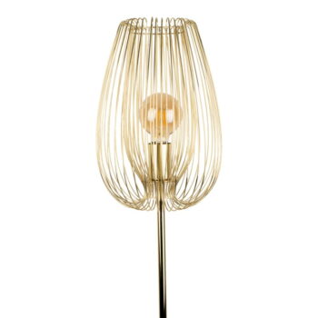 Stojacia lampa v zlatej farbe Leitmotiv Lucid, výška 150 cm - Image 5