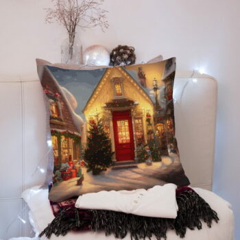 Obliečka na vankúš s vianočným motívom 43x43 cm – Mila Home – Obrázok 4
