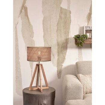 Stolová lampa s bambusovým tienidlom v prírodnej farbe (výška 53 cm) Java – Good&Mojo - Image 4
