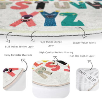Detský koberec ø 120 cm Comfort – Mila Home - Image 8