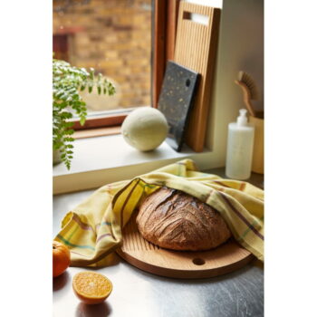 Súprava 2 žltých bavlnených uterákov Hübsch Yara, 50 x 70 cm – Obrázok 2