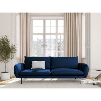 Modrá zamatová pohovka 200 cm Vienna – Cosmopolitan Design - Image 5