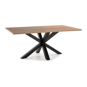 Jedálenský stôl s doskou v dubovom dekore 100x180 cm Comba - Marckeric – Obrázok 2