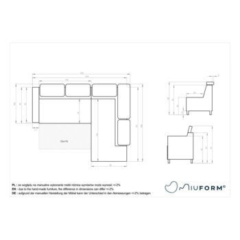 Svetlosivá rozkladacia rohová pohovka (ľavý roh) Sweet Harmony – Miuform - Image 9