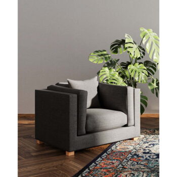 Antracitové relaxačné kreslo Pomo – Ame Yens - Image 3