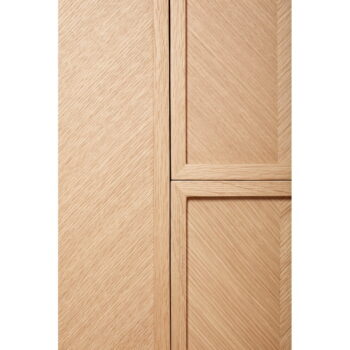 Šatníková skriňa z dubového dreva 100x180 cm Herringbone - Hübsch - Image 9