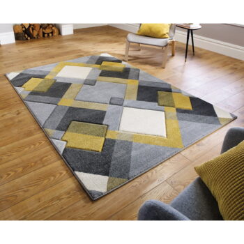 Žltý/sivý koberec 120x170 cm Nimbus – Flair Rugs - Image 5