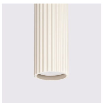 Krémové závesné svietidlo Gleam – Nice Lamps - Image 2