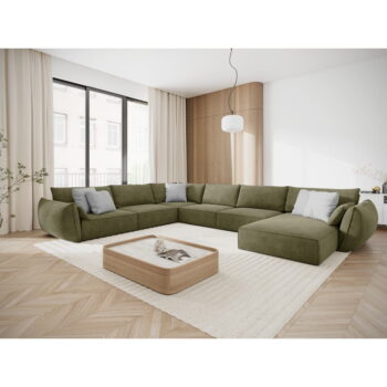 Zelená rohová pohovka (ľavý roh) Vanda - Mazzini Sofas - Image 5