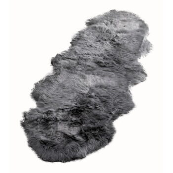 Sivá ovčia kožušina Native Natural Double, 60 x 240 cm