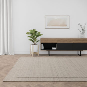 Krémový ručne tkaný vlnený koberec 200x300 cm Larson – Asiatic Carpets - Image 2