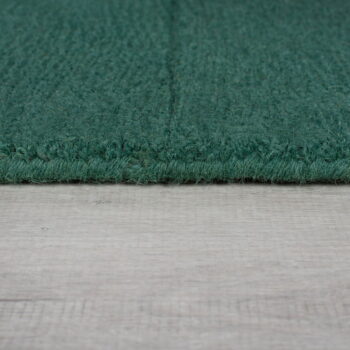 Ručne tkaný vlnený koberec v petrolejovej farbe 120x170 cm Demi Check Ombre – Flair Rugs - Image 5
