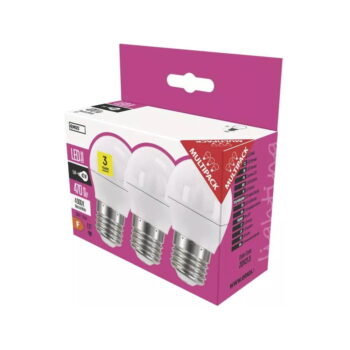 Neutrálne LED žiarovky v súprave 3 ks E27, 5 W - EMOS – Obrázok 2