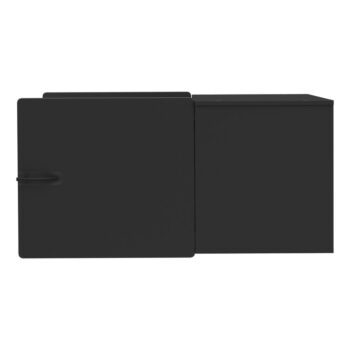 Čierne komponenty s dvierkami 2 ks 80x36 cm Dakota – Tenzo – Obrázok 5