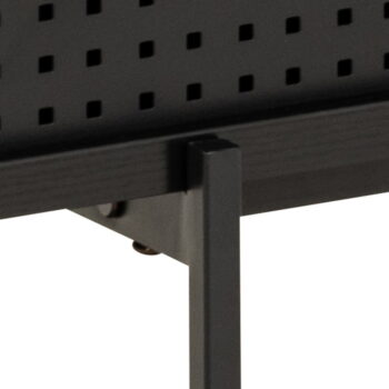 Čierny TV stolík v dekore jaseňa 180x44,5 cm Angus – Actona – Obrázok 9
