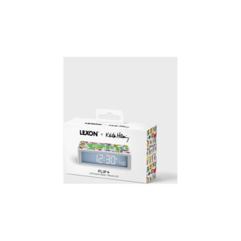 Digitálny stolový budík Flip+ Lexon x Keith Haring - Happy – Lexon - Image 3