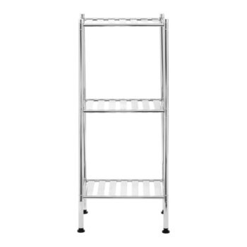 Kúpeľňový regál v striebornej farbe 34x80 cm – Premier Housewares - Image 2