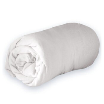 Biela napínacia plachta jersey 160x200 cm Jersy – douceur d'intérieur - Image 3