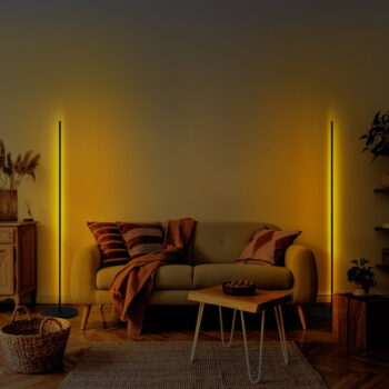 Čierna LED stojacia lampa (výška  153 cm) Only – Opviq lights - Image 8