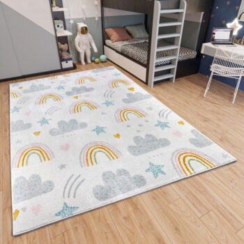 Svetlosivý detský koberec 160x235 cm Rainbow – Hanse Home – Obrázok 2