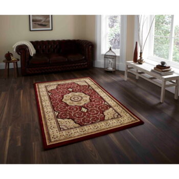 Červený koberec 200x290 cm Heritage – Think Rugs - Image 3