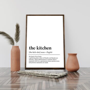 Plagát v ráme 50x70 cm Kitchen – Wallity - Image 5