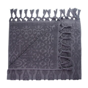 Tmavosivé bavlnené uteráky a osušky v súprave 2 ks Kilim – Foutastic – Obrázok 3