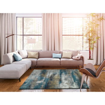 Modrý koberec Universal Kalia Abstract, 160 x 230 cm – Obrázok 2