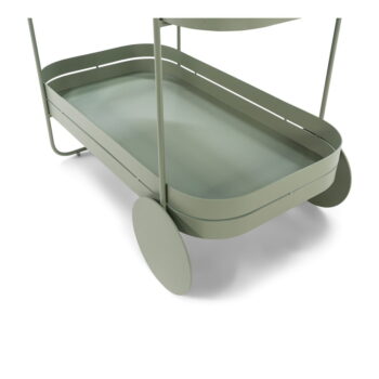 Kovový servírovací stolík na kolieskach 74x42 cm Gin & Trolley – Spinder Design - Image 5
