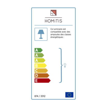 Antracitová voľne stojacia lampa so svetlosivým tienidlom Homitis Tower - Image 4