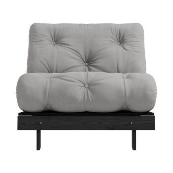 Sivé kreslo Roots Black Night – Karup Design