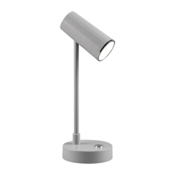 Svetlosivá LED stolová lampa so stmievačom (výška  28 cm) Lenny – Trio – Obrázok 3