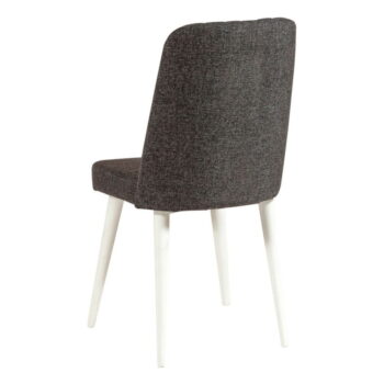 Antracitová zamatová jedálenská stolička Stormi Sandalye – Kalune Design - Image 2