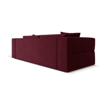 Vínovočervená pohovka 248 cm Esther – Milo Casa - Image 3