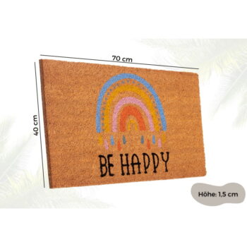 Rohožka z kokosového vlákna 40x70 cm Be Happy – Hanse Home - Image 7