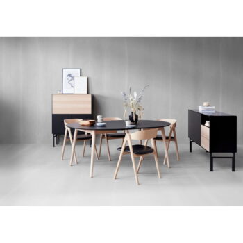 Okrúhly rozkladací jedálenský stôl ø 135 cm Meza – Hammel Furniture - Image 2