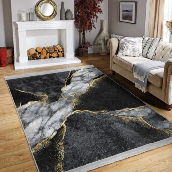 Čierny koberec 80x150 cm - Mila Home - Image 3