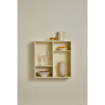 Svetložltá závesná knižnica 70x70 cm Mistral – Hammel Furniture – Obrázok 4