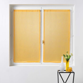 Žlté voálové záclony v súprave 2 ks 60x90 cm Sandra – douceur d'intérieur - Image 3