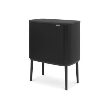 Matne čierny dotykový oceľový odpadkový kôš 36 l Bo Touch Bin – Brabantia - Image 7
