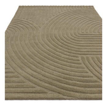 Khaki vlnený koberec 200x290 cm Hague – Asiatic Carpets - Image 6