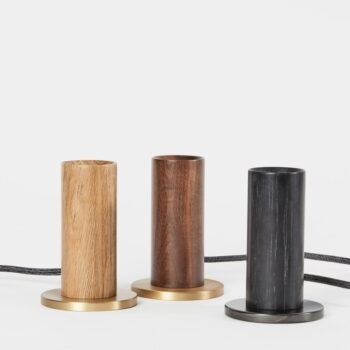 Hnedá stolová lampa (výška 12,5 cm) Knuckle – tala - Image 3