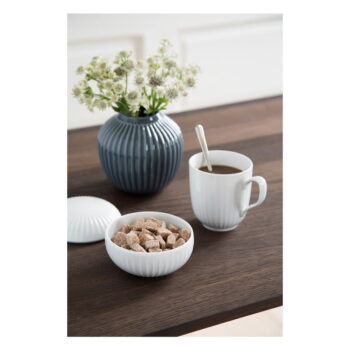 Antracitová kameninová váza Kähler Design Hammershoi, výška 12,5 cm – Obrázok 3