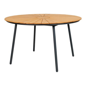 Okrúhly jedálenský stôl z tíkového dreva ø 130 cm Cleveland – House Nordic - Image 3